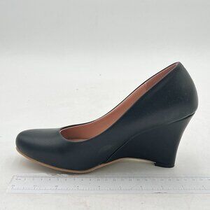 Black High Heel Pumps Sexy Slip On Formal Closed Toe Wedding Party Evening Shoes